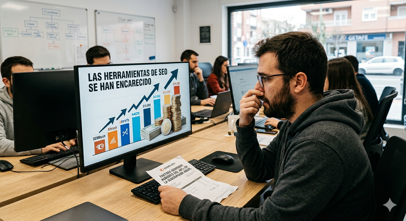 El encarecimiento brutal de las herramientas SEO en los últimos 5 años