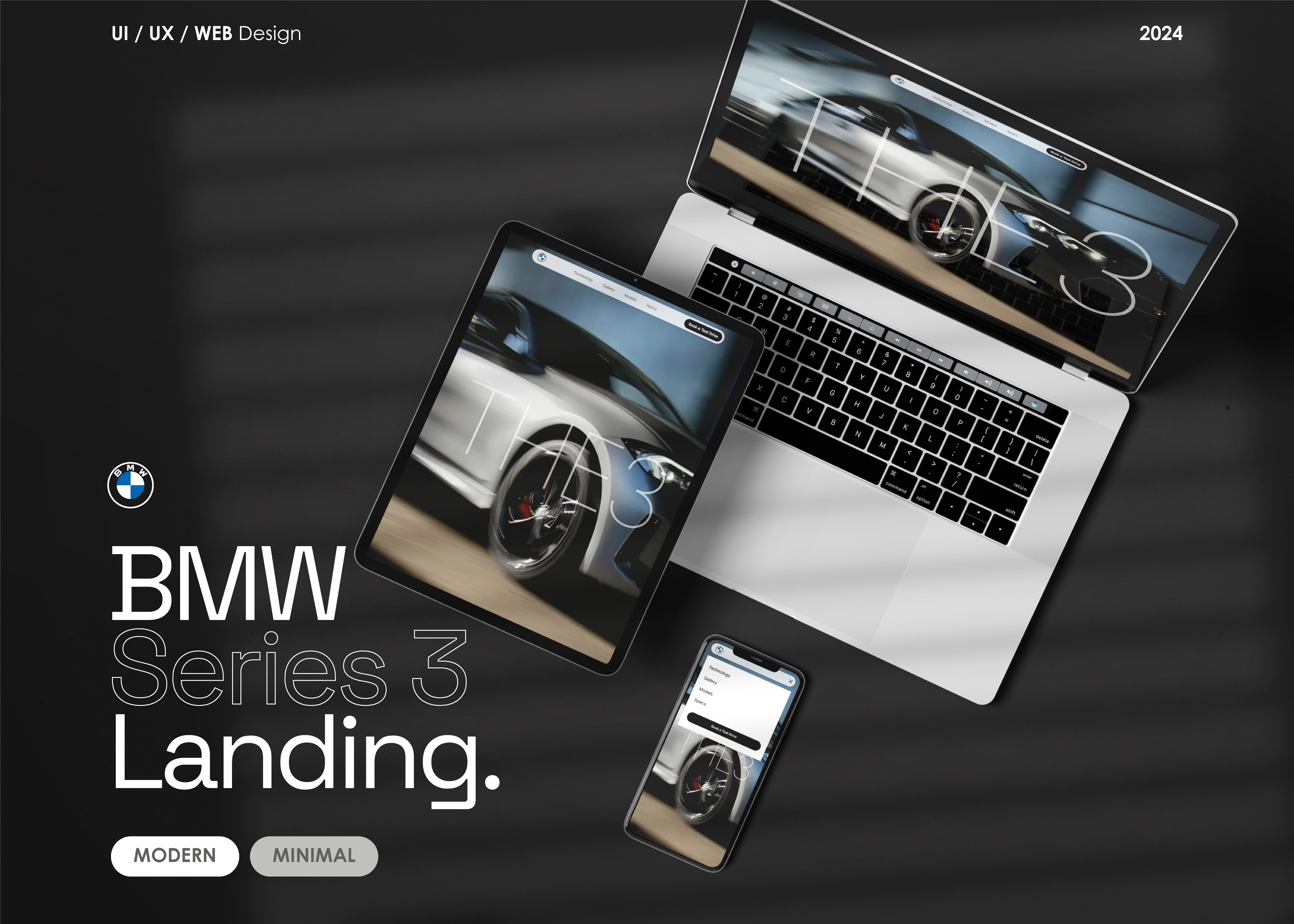 Diseño Web / BMW Series 3